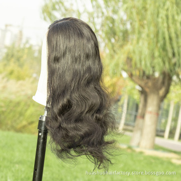 Huashuo 100% Virgin Brazilian Body Wave wigs Lace Front Human Hair Wigs 4*4 Lace Closure Wig For Black Woman